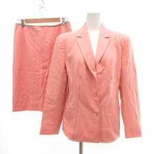 VALENTINO MISS V Set-up Tailored Jacket Skirt Knee Length Total Lined Wool Used