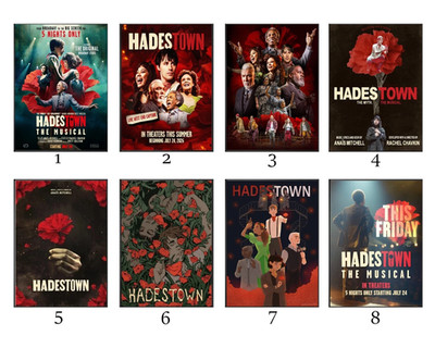 Hadestown The Musical in Theaters July 24 2026 Poster Set