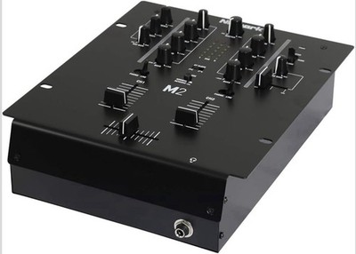 Numark M2 - 2-Channel Scratch DJ Mixer, Rack Mountable with 3-Band EQ, Mic