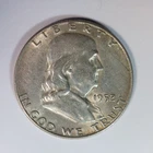 1952-S Franklin Half Dollar Brilliant XF / AU -0731-6