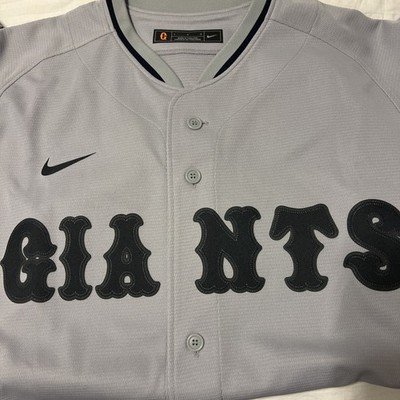 NEW Nike Japan Retro Tokyo YOMIURI GIANTS Baseball Jersey Gray #55