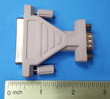 ADAPTER ,  DB25 FEMALE TO DB9 MALE