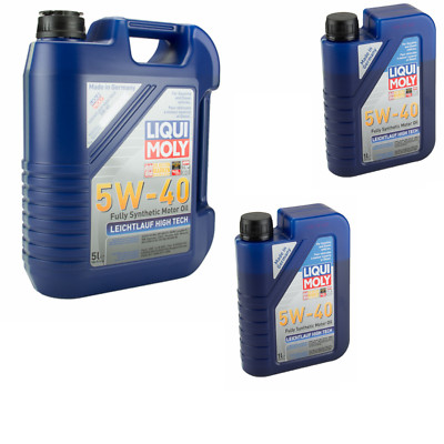7x LiTer Liqui Moly HIGH TECH 5W-40 GAS DIESEL Engine Motor Oil For BMW MERCEDES