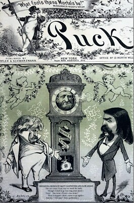 Jack John LOGAN Matt CARPENTER 1879 VALENTINE FOR GRANT CLOCK Puck Cover Print