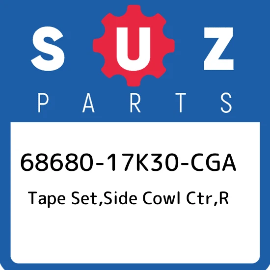 .TAPE SET,SIDE COWL CTR,R (BL CK,GRAY) *{BODY COLOR:CB8}*