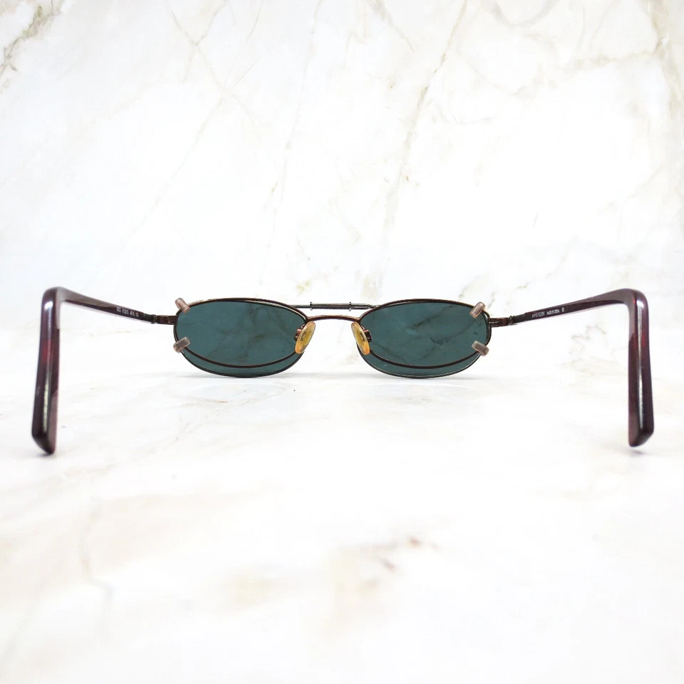 Anne Klein Sunglasses Frame 9035 K1201S Women's Burgundy Rectangular 48-19-130 - Image 4 of 4