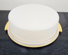 Tupperware Harvest Gold Pie Cake Keeper