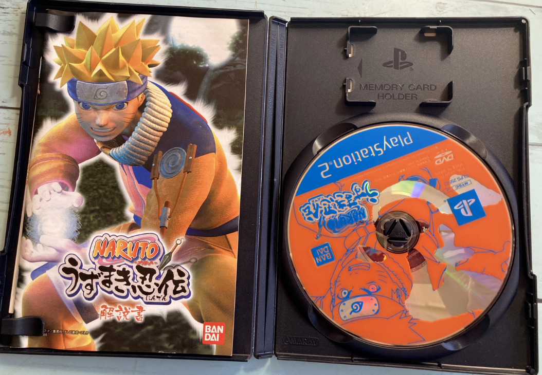 NARUTO - UZUMAKI NINDEN SLPS-25542 ORIGINAL PS2 5079 - Escorrega o