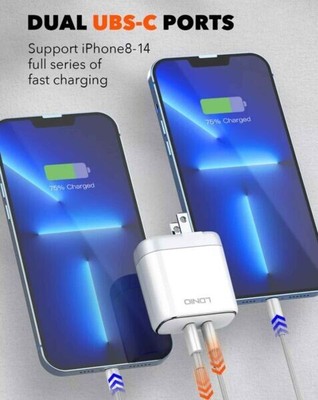 35w Fast Charger  Type-C to Type-C Dual PD
