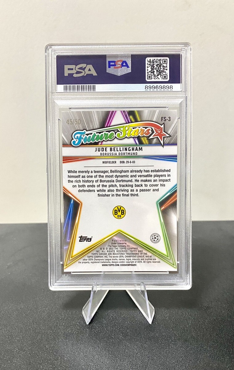 2021-22 Topps Chrome UCL UEFA Jude Bellingham Future Stars