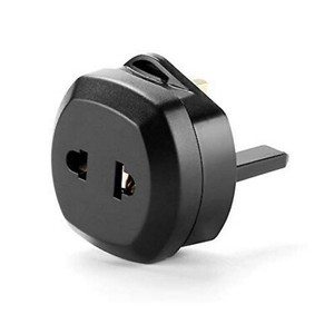 euro 2 pin to uk 3 pin adapter