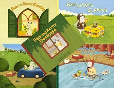 Bam and Kero series set of 5  books English version complete Yuka Shimada New