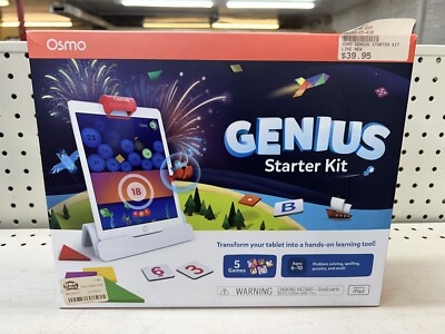 Osmo Genius Starter Kit for iPad (New Version) Ages 6-10 New Open Box See Photo