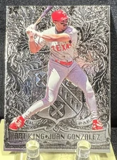 🔥1996 Fleer Ultra RBI King Juan González #6 SILVER Metalized STUNNER!!!🔥