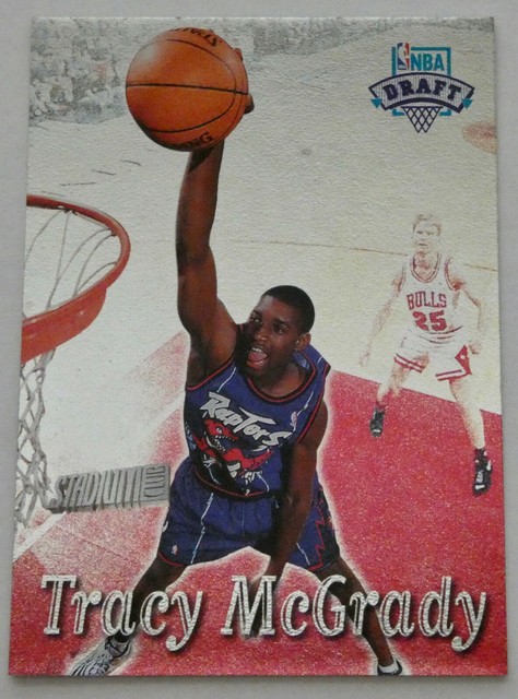 1997 STADIUM CLUB 217 TRACY McGRADY ROOKIE CARD RC TORONTO RAPTORS 