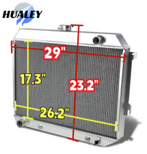 3 Row Aluminum Radiator For 1968-1974 Dodge Challenger Charger Coronet Plymouth