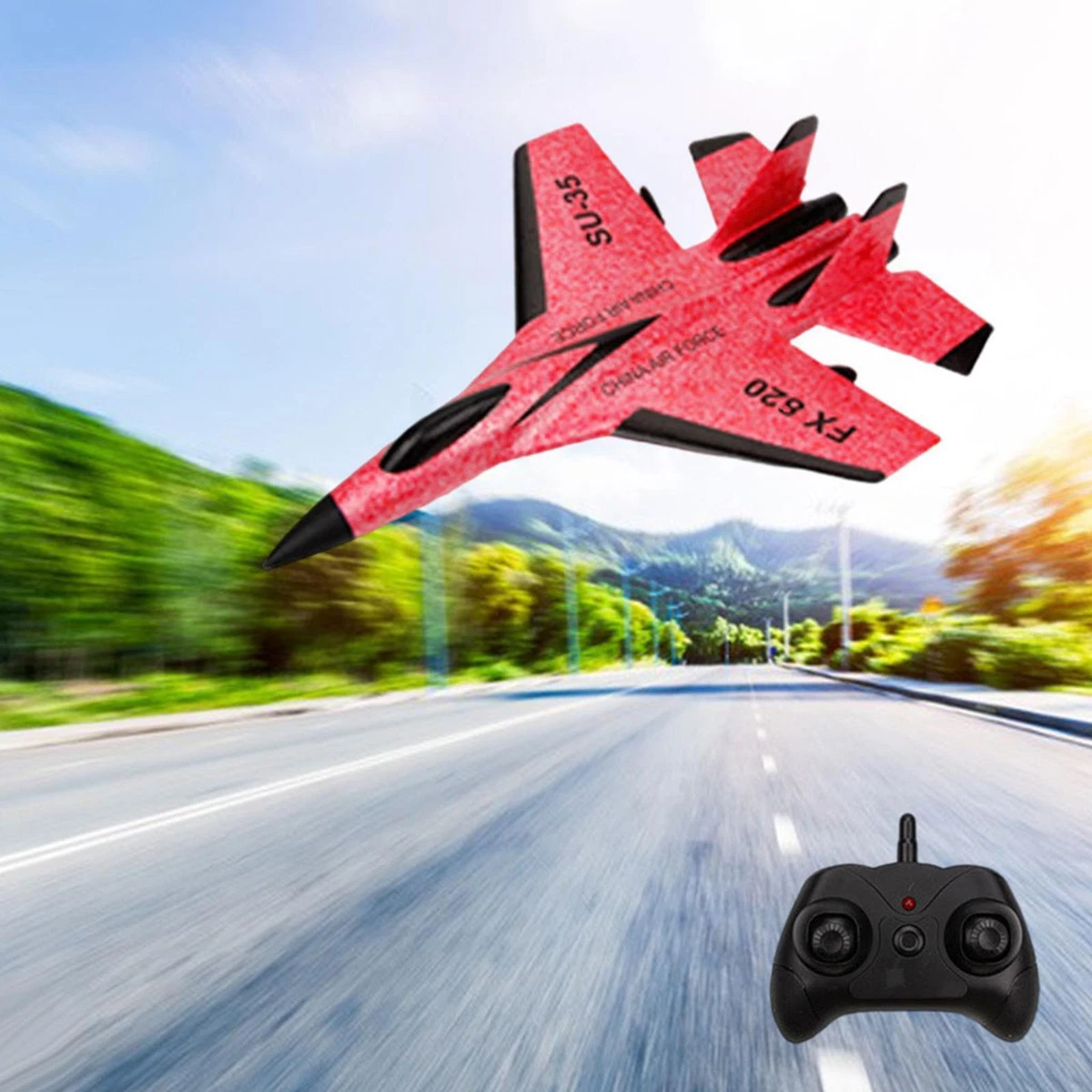 anti crash drone outdoor toy beginner age 12 red 2 battery eBay