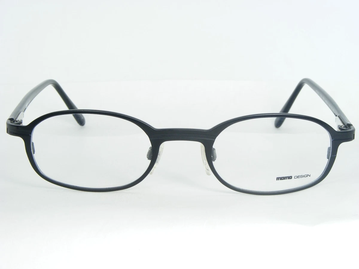 Vintage MOMO DESIGN MV 1005 589 Nero Occhiali da Sole 46 21 18 130mm Italy