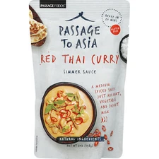 Passage Foods Red Thai Summer Curry Sauce GF 7 oz Pack of 8