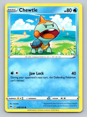 2020 Pokemon Card Vivid Voltage Chewtle 38/185 | eBay