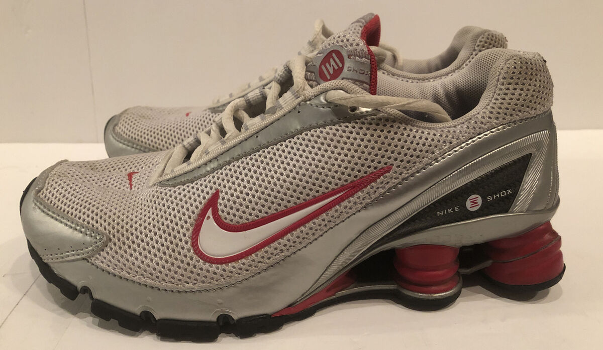 Nike Shox Turbo + IV - 315411-113 womens Red Gray 2006 Sz Nike Shox Turbo + IV - 315411-113 womens Red Gray 2006 Sz