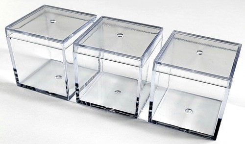 Bandeja de caja de acrílico para cubos de elementos estuche transparente soporte de tabla periódica 10 mm 25,4 mm - Imagen 23 de 27
