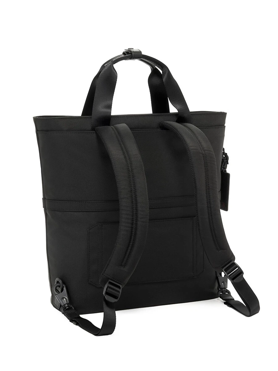 TUMI ALPHA 3 Tote Backpack BLACK 02603586D3 MSRP 525 100 Authentic