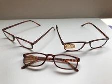 3 PACK READING GLASSES CLEAR LENS MENS WOMEN Tortoise 1.00-3.25