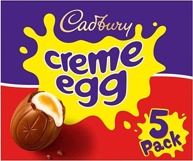 5x Cadbury's Creme Eggs Easter Egg Hunt Box (5 x 40g) Chocolate Candy