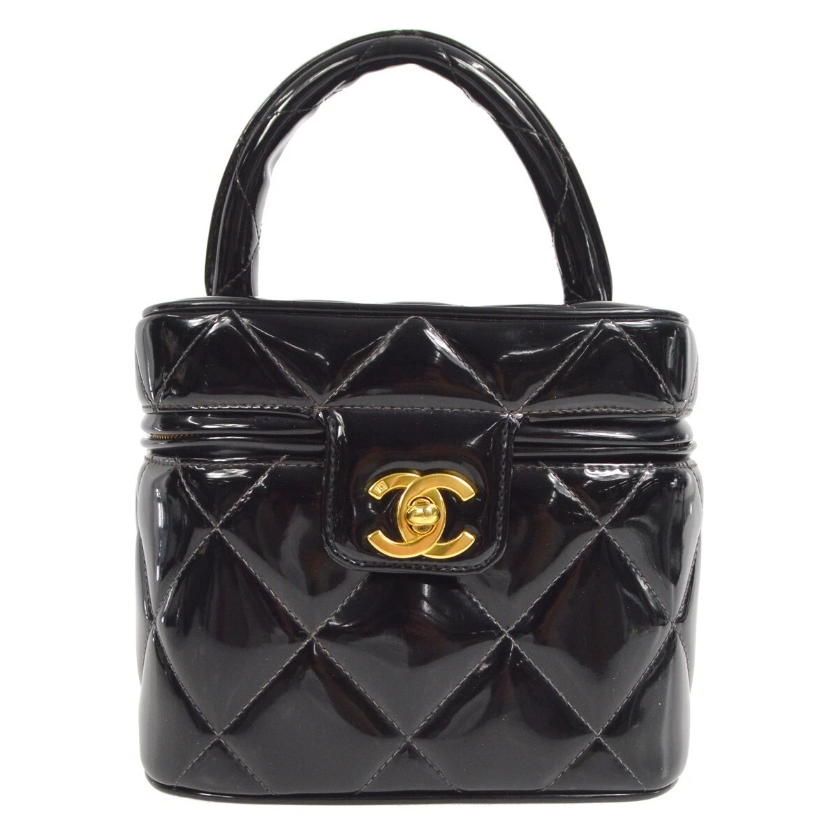 Chanel CC in Love Heart Bag Quilted Lambskin Black 1829042