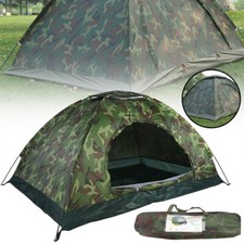 Large 1-2 Man Family Tents Picnic Camping Hiking Tents Travel Shelter Outdoor UK
