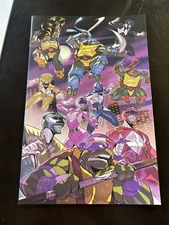 MMPR TMNT II #1 NM+ Black & White Lam Stashhh Loot Variant