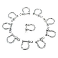 10 Pcs O Shape Anchor Shackle Rope Paracord Bracelet Buckle Stainless Th V2r1 10 Pcs O Shape Anchor Shackle Rope Paracord Bracelet Buckle Stainless Th V2r1