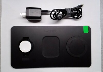 Satechi Trio Wireless 3-in-1 Charger w/ Magnetic Pad USED