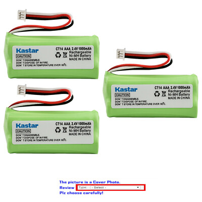 Kastar Ni-MH Battery Replace for Plantronics CT14 Cordless Headset Phone 2.4GHz