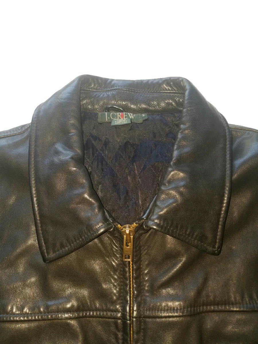 J crew leather jacket sale
