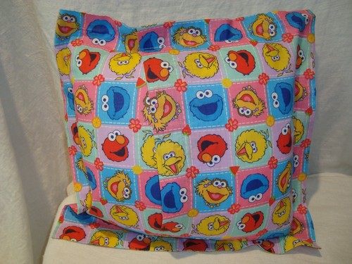 Sesame Street Big Bird & Friends Cotton Fabric 14" Throw Pillow/Cover/Stuffed - Bild 5 von 6