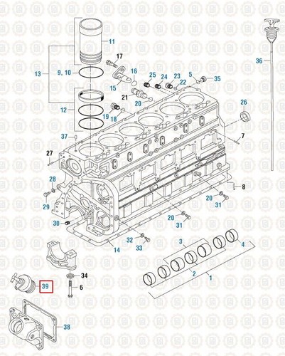 Tapa de relleno de aceite para Cummins 855 N14 Mack E6. PAI # EFC-8551 Ref.# 222GB214 107981 - Imagen 8 de 12