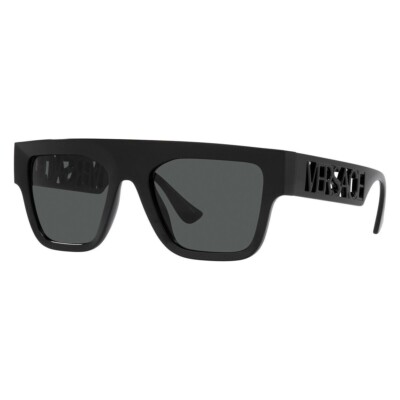 VERSACE VE 4430 U 4430 GB1/87 BLACK/GRAY LENSES SQUARE SUNGLASSES 