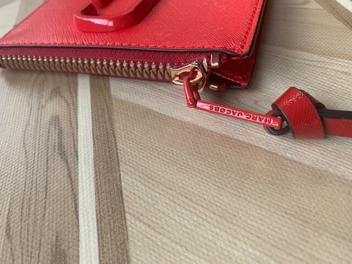 Marc Jacobs The Snapshot Top Zip Multi Wallet with Key Ring Coin Case Card Case - Picture 5 of 11