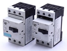 2x Siemens SIRIUS 3RV1011-1GA10 Circuit Breaker E-Stand: 05 - Used -