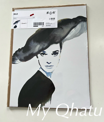 New IKEA BILD Poster Confident Woman Dream 2 Pack 12x16