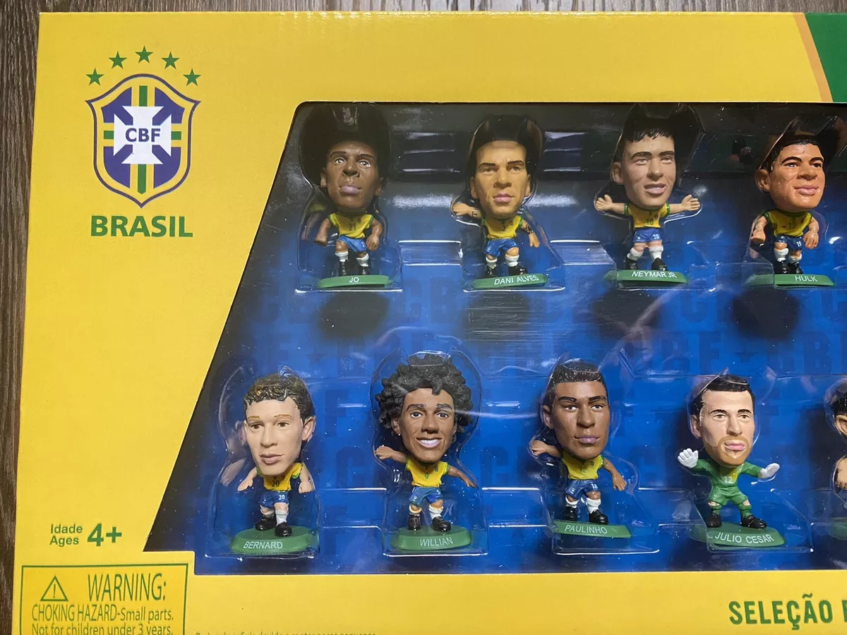 Soccerstarz Brasil 2014 bonecos Colecionaveis seleção copa do