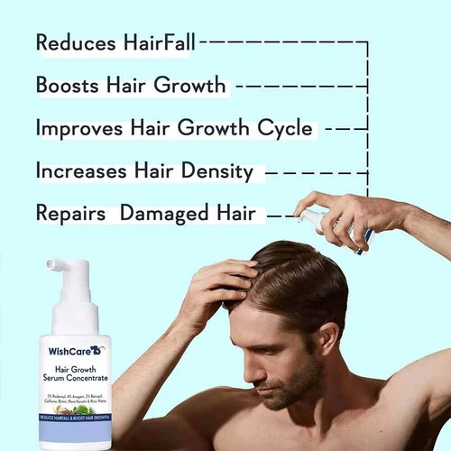 WishCare Siero Crescita Capelli Concentrato Capelli per Uomo e Donna 30ml~ - Foto 4 di 12