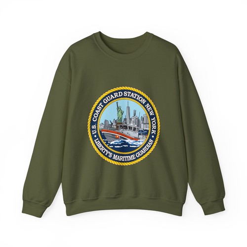 USCG Station New York (U.S. Coast Guard) Crewneck Sweatshirt - Picture 26 of 49