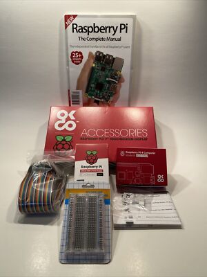 Raspberry Pi 4 Computer 4GB With Accessories & 7'' Touch Screen Display
