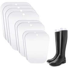 8 Pieces Boot Shaper Form Inserts Tall Boot Support for Women and Men Transpa...
