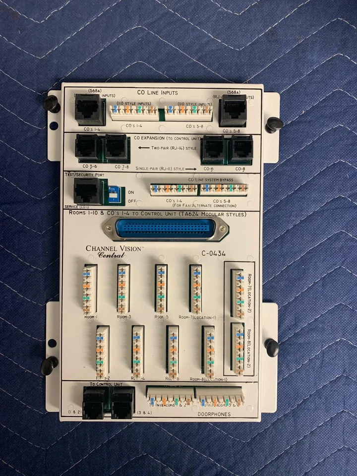 Channel Vision 8x10 KSU Phone Distribution Module (C-0434) - Image 2 of 4