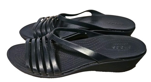 Crocs Women's Brooklyn Low Wedge, Platform Sandals, Sz 11, 206453