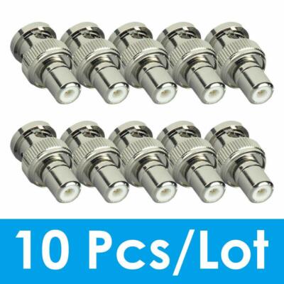 InstallerCCTV BNC Male to RCA Female Adapter Coaxial Connectors for CCTV Video
